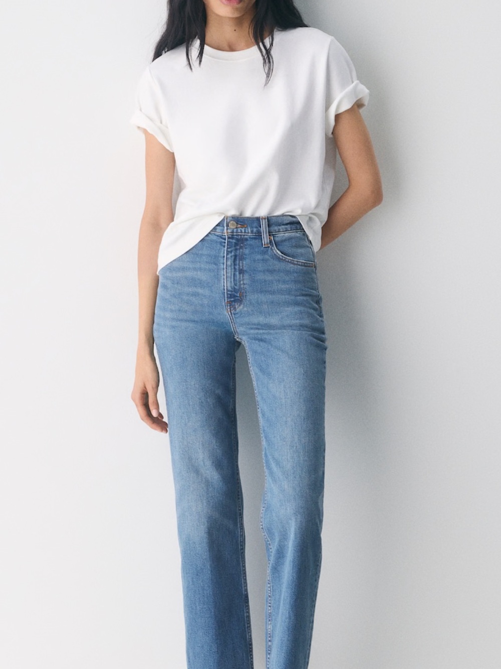 Aritzia Denim Forum The Arlo High Rise Straight Jeans – Size 26